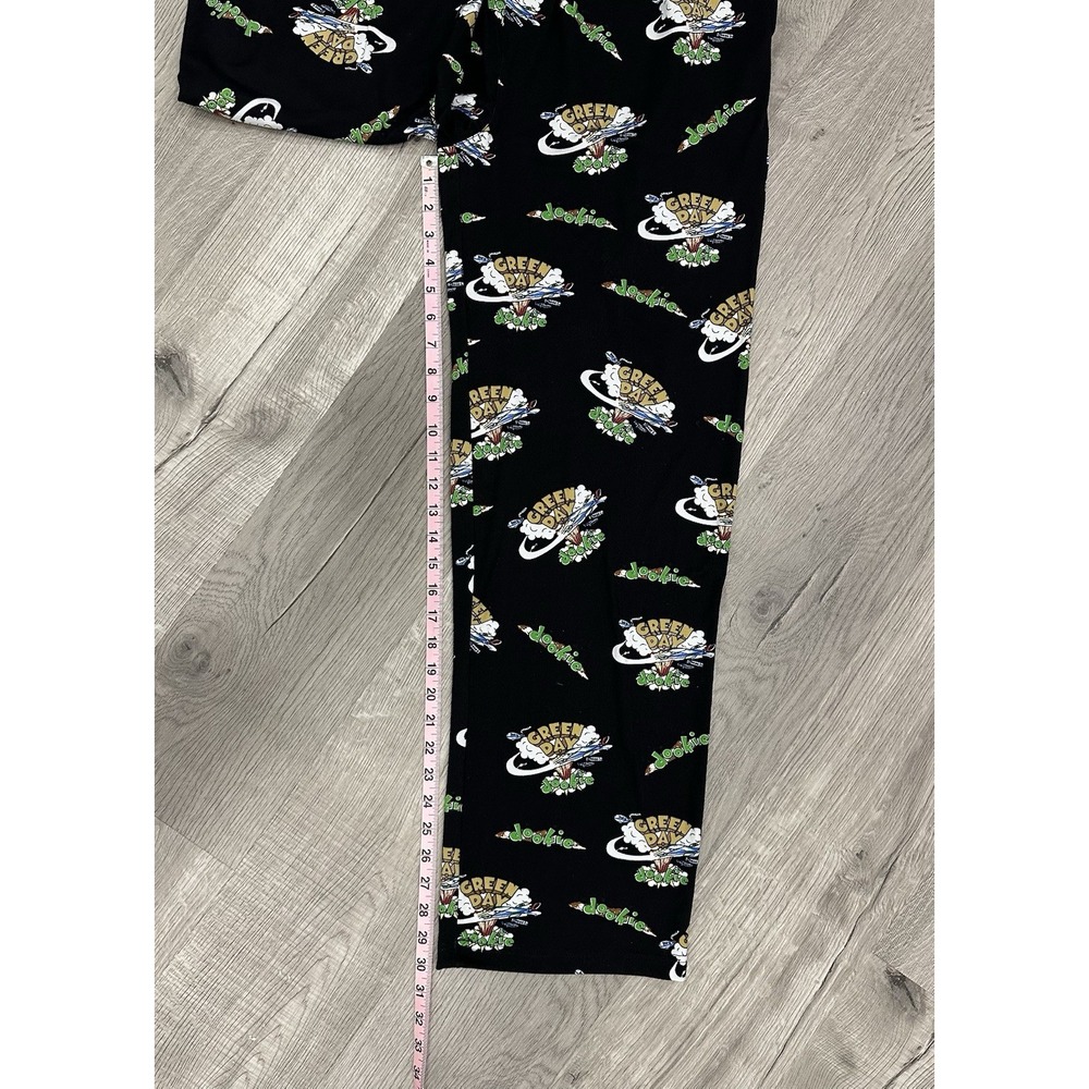 Men's Soft Cozy Punk Rock Green Day Dookie Pajama‎ PJ Pants Medium EUC - Picture 7 of 8